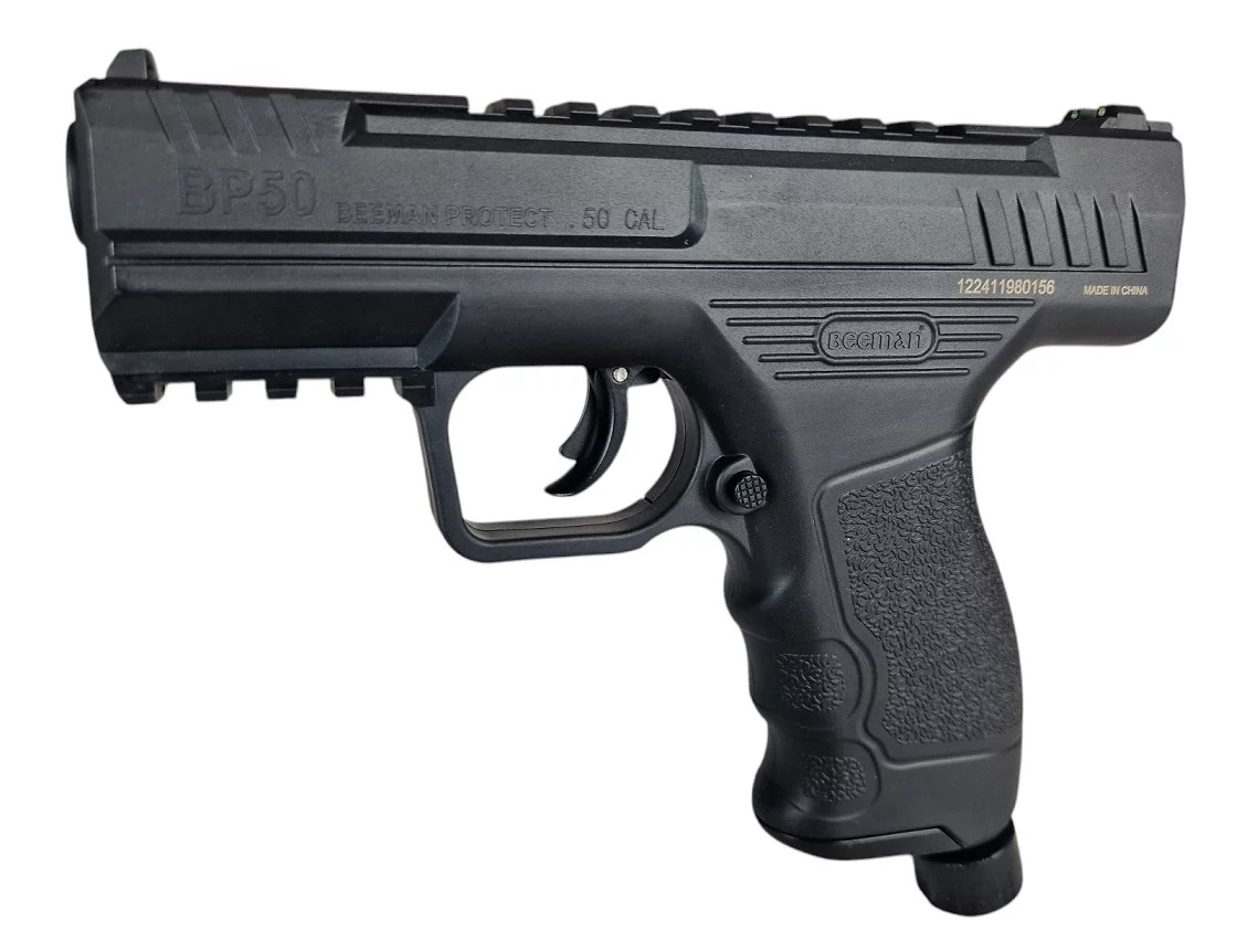 Pistolet na kule gumowe i pieprzowe BEEMAN Protect BP50 Combo kal.50, 8-strzałowy CO2-12g (BP50C)