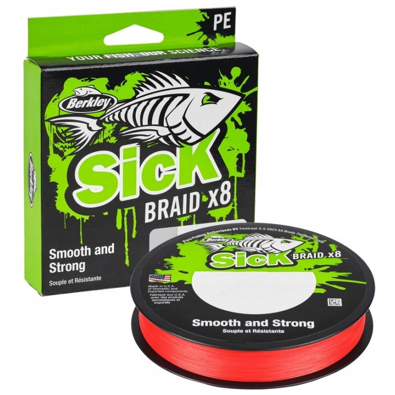 Berkley Sick BSKBFS6-RD BK SICK BRD RED 0.08 150M