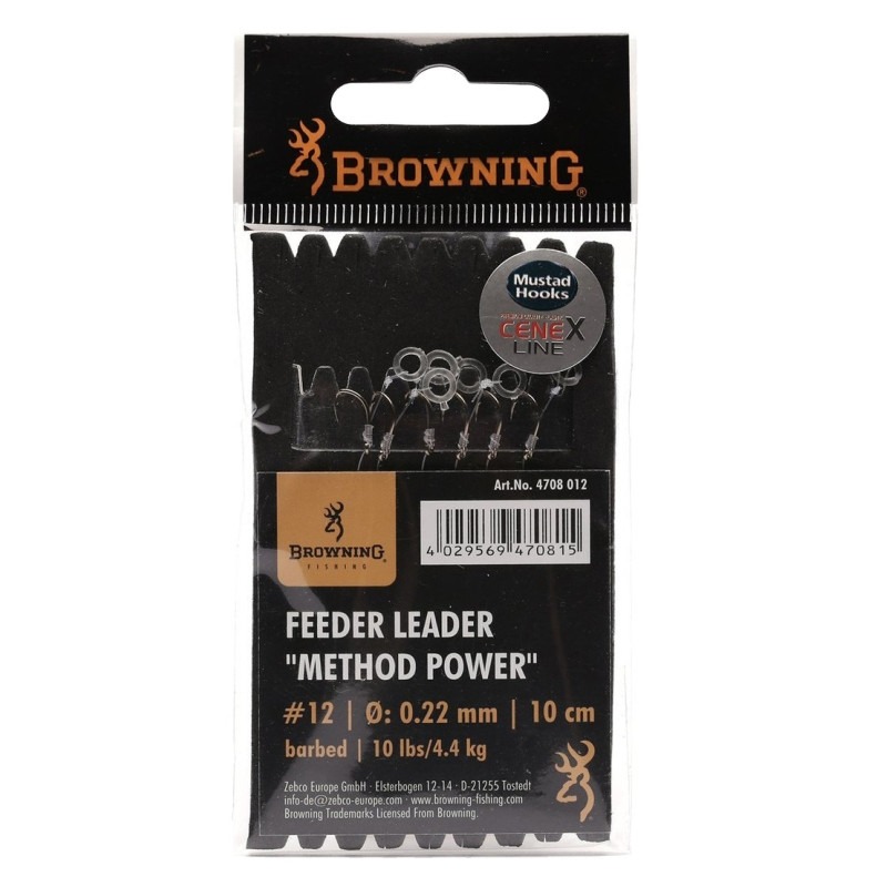 Browning Feeder METHOD POWER PELLET BAND Nr.12 10cm 0.22mm 4.5kg