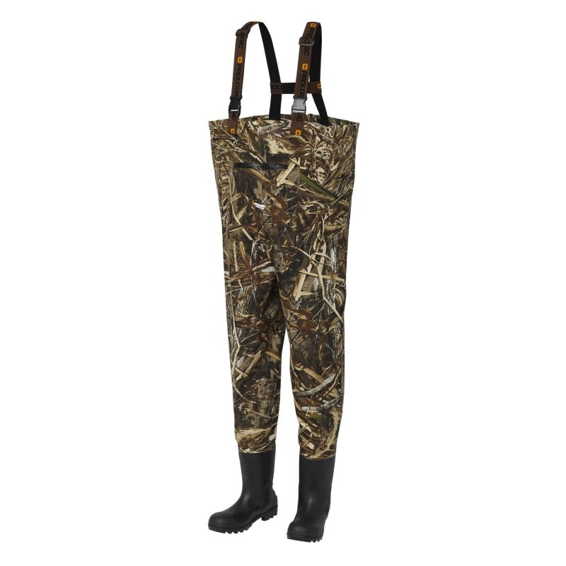 Wodery Prologic Max5 CHEST WADER BOOTFOOT CLEATED XXL Camo MAX5