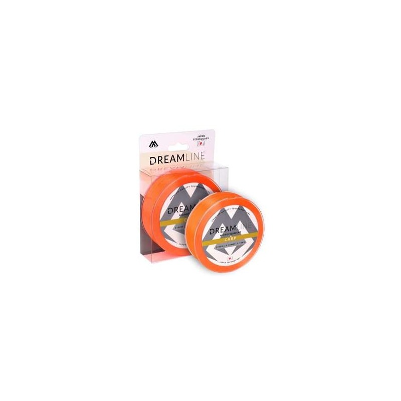 ŻYŁKA - DREAMLINE CARP - 0.30mm/9.73kg/1200m - FLUO POMARAŃCZOWA - op.1szp.