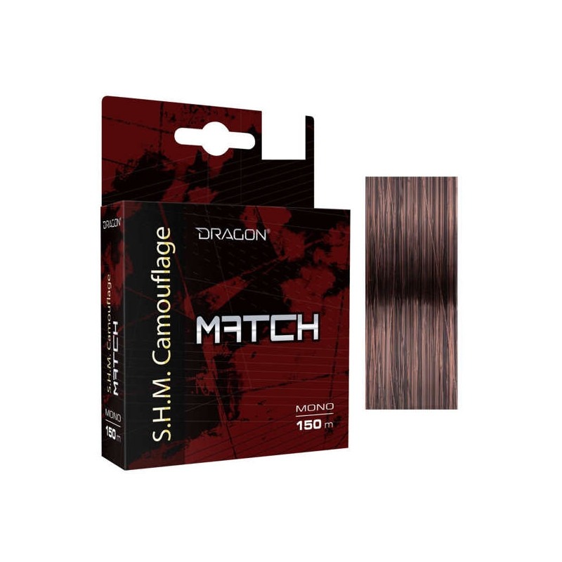 Żyłka DRAGON Camouflage Match 0.16 mm/3.50 kg 150 m brąz-czarna