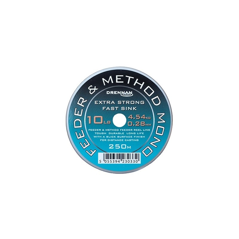 Żyłka Drennan Feeder & METHOD MONO 250M 4.54KG 0.28MM LCFMM210