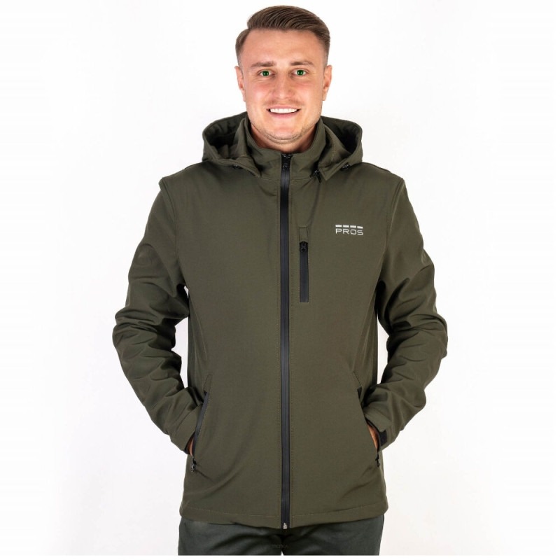 KURTKA 729 SOFTSHELL Q3-915 300 1507 KHAKI 56/XL