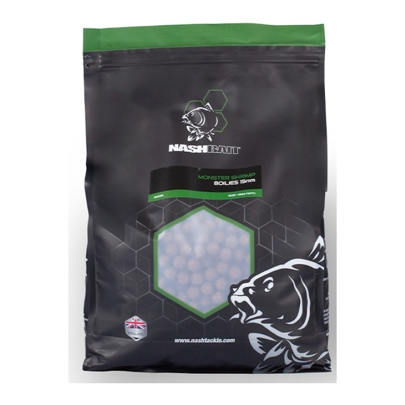 Nash Monster Shrimp Boilies 12mm 1kg