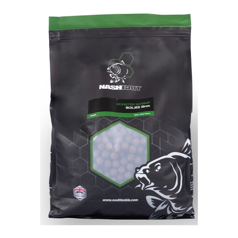 Nash Monster Shrimp Boilies 15mm 1kg