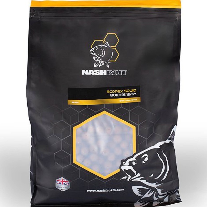 Nash Scopex Squid Boilies 15mm 1kg