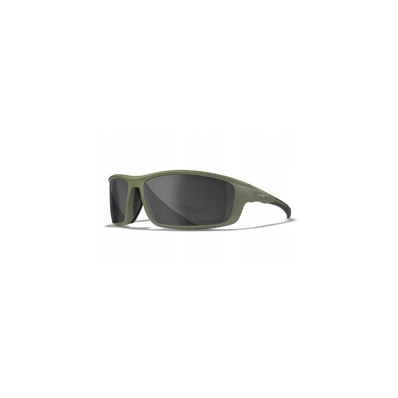 Okulary Wiley X GRID Capt Smoke Grey Matte Utility Green Frame