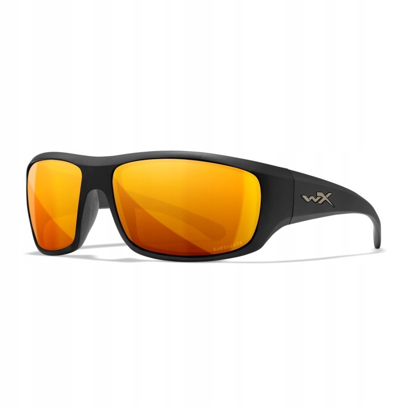Okulary Wiley X OMEGA Capt Pol Bronze Mirror Matte Black Frame