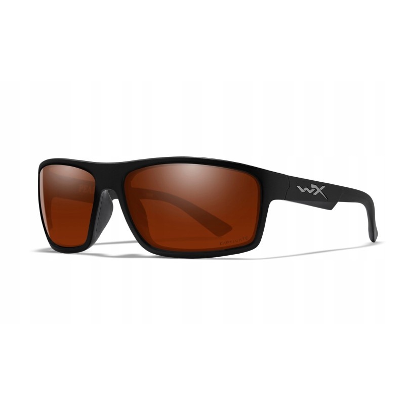 Okulary Wx Peak Capt Pol Copper Matte Black Frame