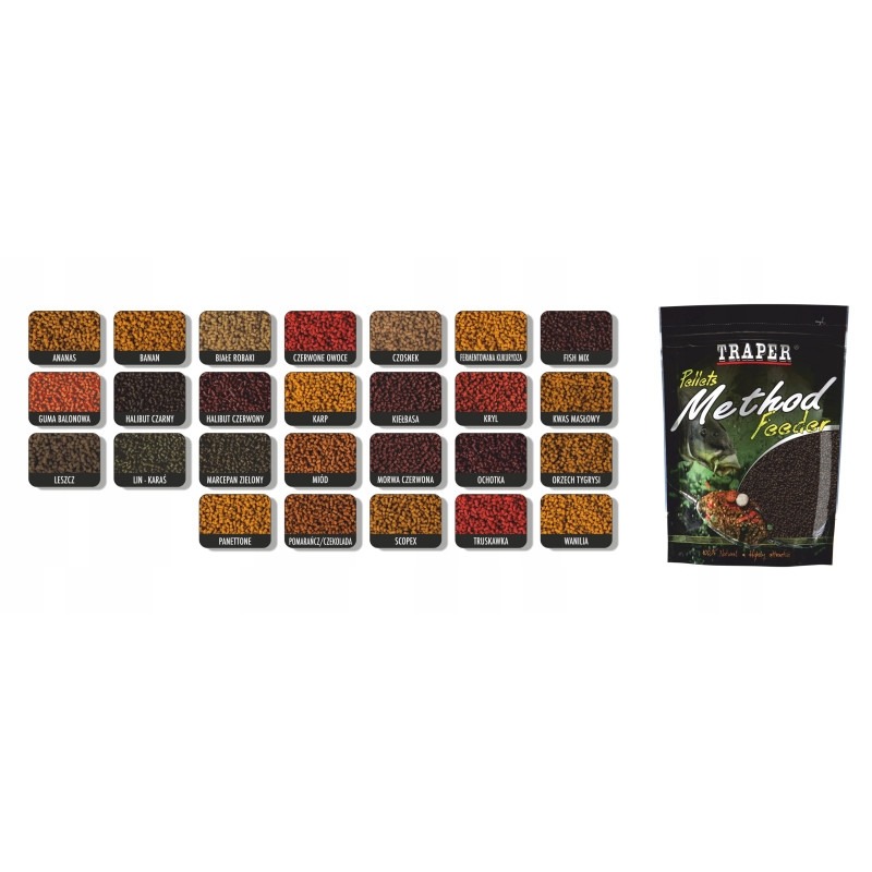 Pelet Traper Method FEEDER 2MM 0.5KG FERMENTOWANA KUK.
