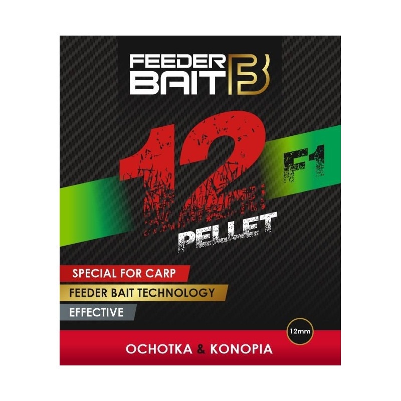 Pellet Feeder Bait 12MM 800G F1 - OCHOTKA & KONOPIA FB22-1