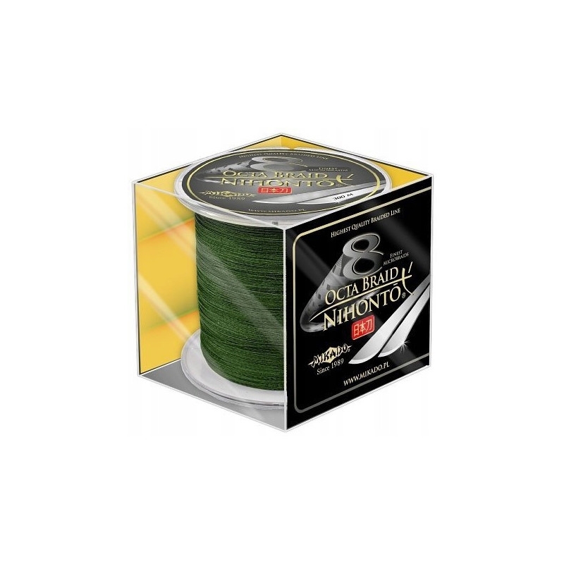 Plecionka Mikado Nihonto Octa Braid 0.14mm/10.15kg/300m Zielona