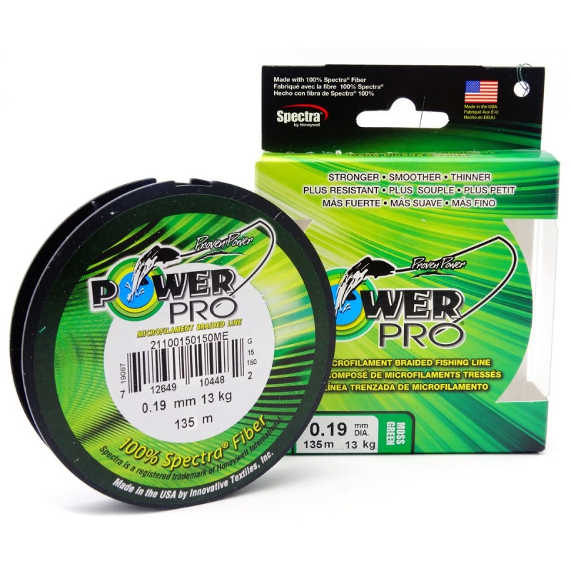 Plecionka Shimano Power PRO 0.19 135M 13KG/29LB MOSS GREEN PPBI13519MG