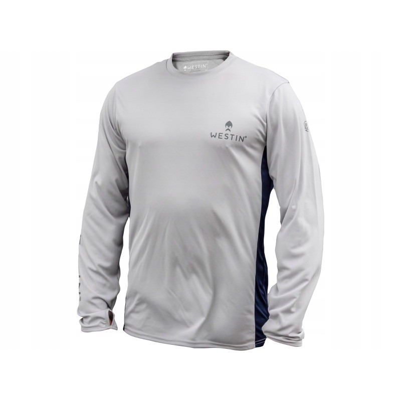 Pro UPF Long Sleeve XXL Grey/Navy Blue