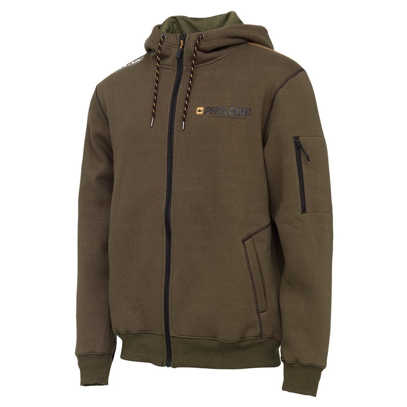 Prologic CARPIO ZIP HOODIE L ARMY GREEN