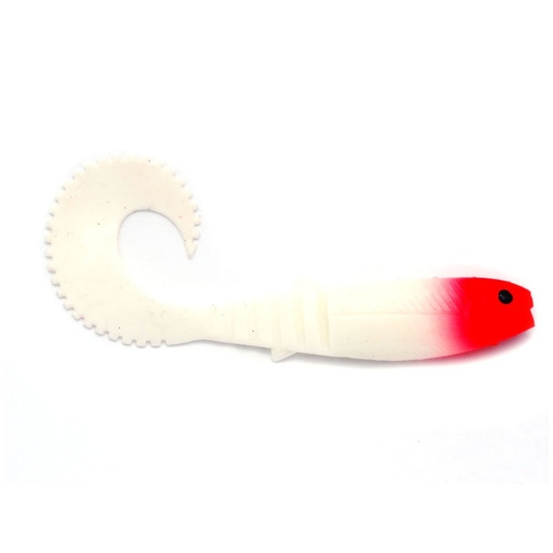 Przynęta Gumowa Savage GEAR CANNIBAL CURLTAIL 12.5CM 10G RED HEAD 61875