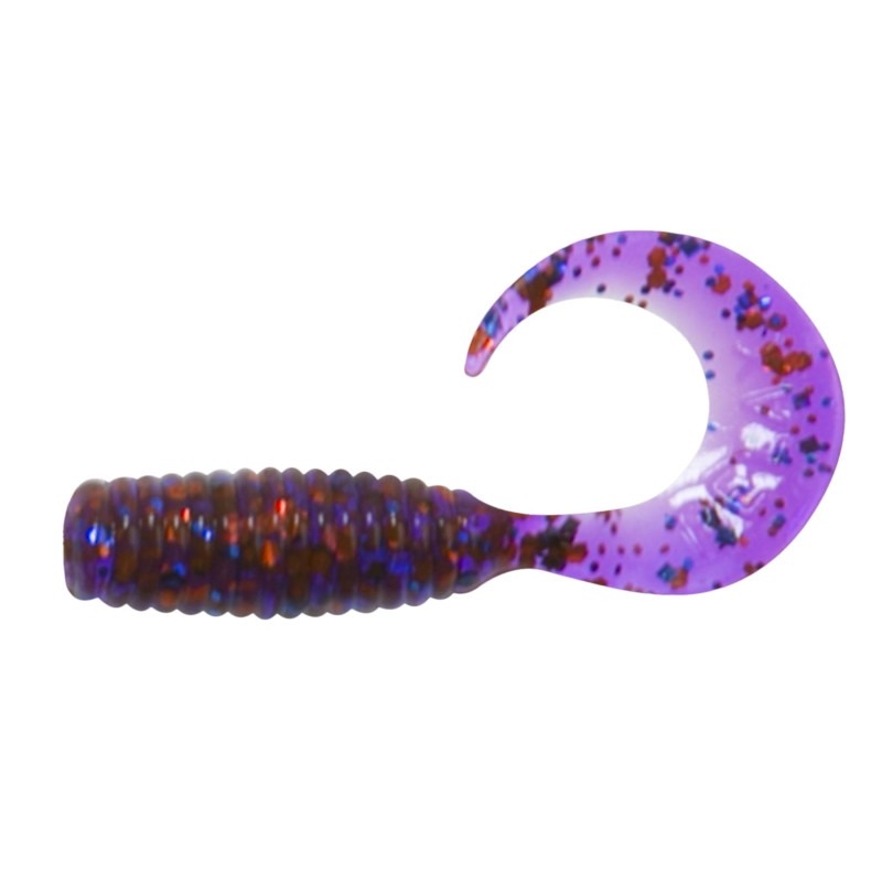 PRZYNĘTA RELAX TWISTER 1 CRAWFISH-ORANGE, BLUE GLITTER