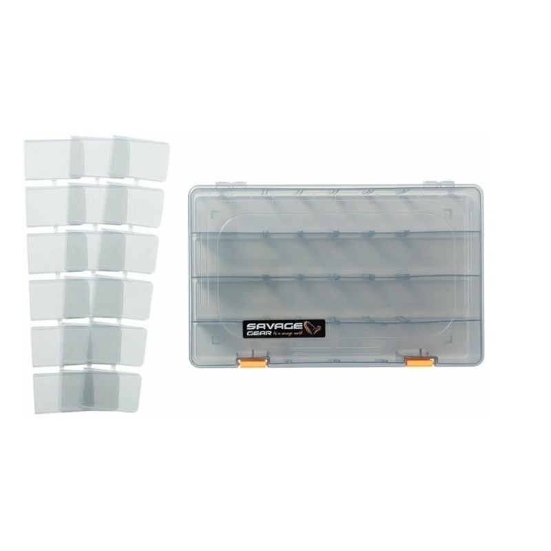 Savage Gear Lurebox LUREBOX 6B SMOKE 36X22.5X5CM