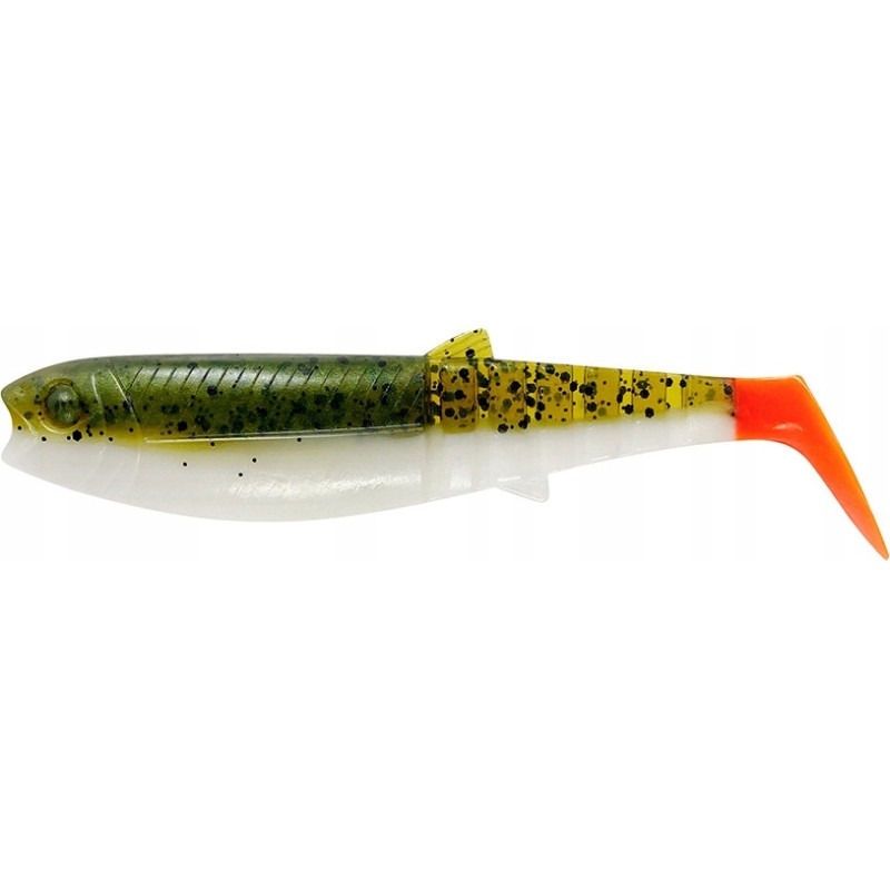 SG CANNIBAL SHAD 10CM 9G OLIVE HOT ORANGE
