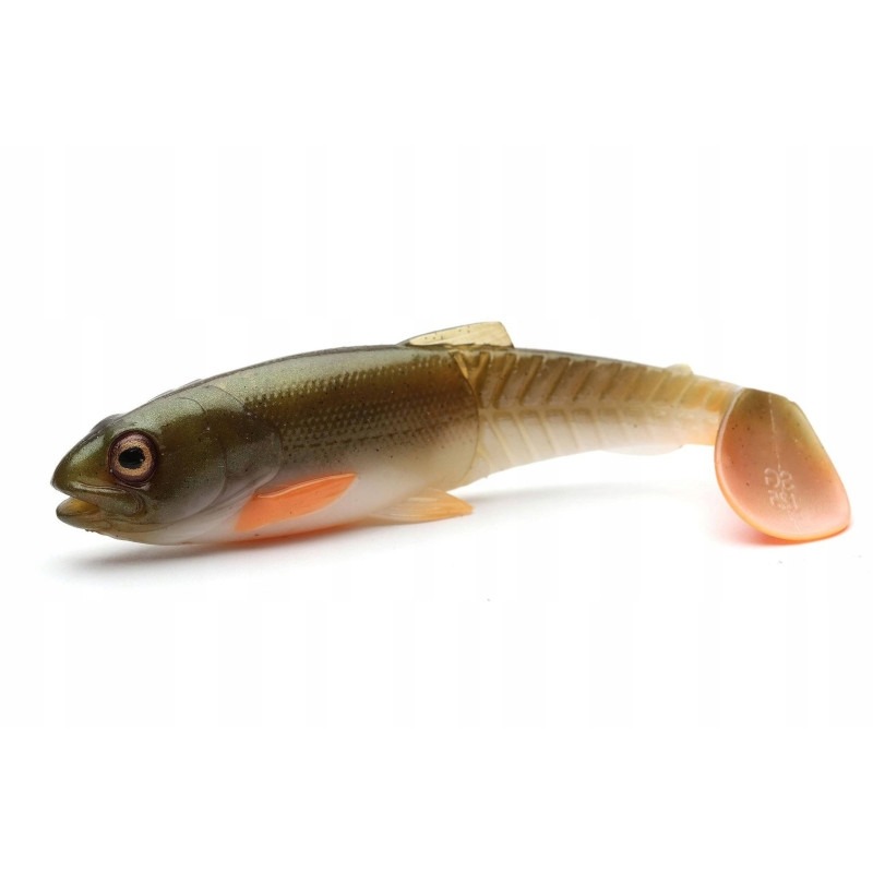 SG CRAFT CANNIBAL PADDLETAIL 6.5CM 4G OLIVE PEARL HOT ORANGE 50