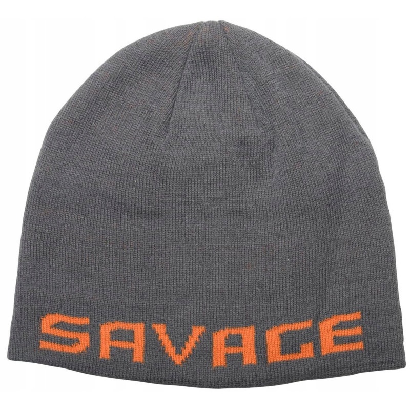 220420256807aab6e12a3.jpeg SG LOGO BEANIE ONE SIZE ROCK GREY/ORANGE - obrazek 1
