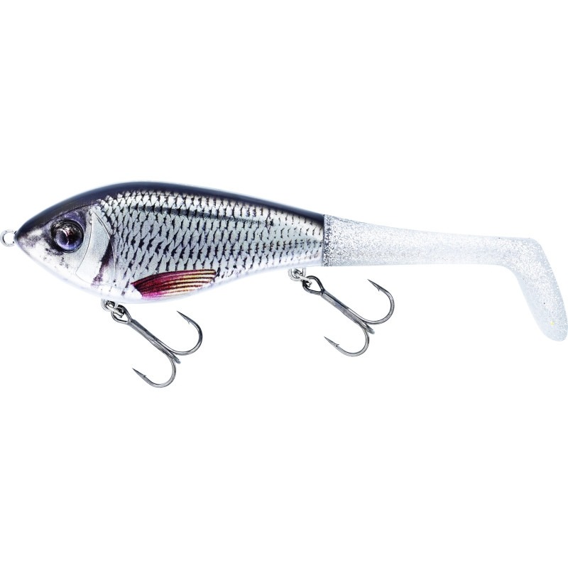 SWIM TAIL 12CM 68G SINKING REAL ROACH 1 BODY 2 TAILS