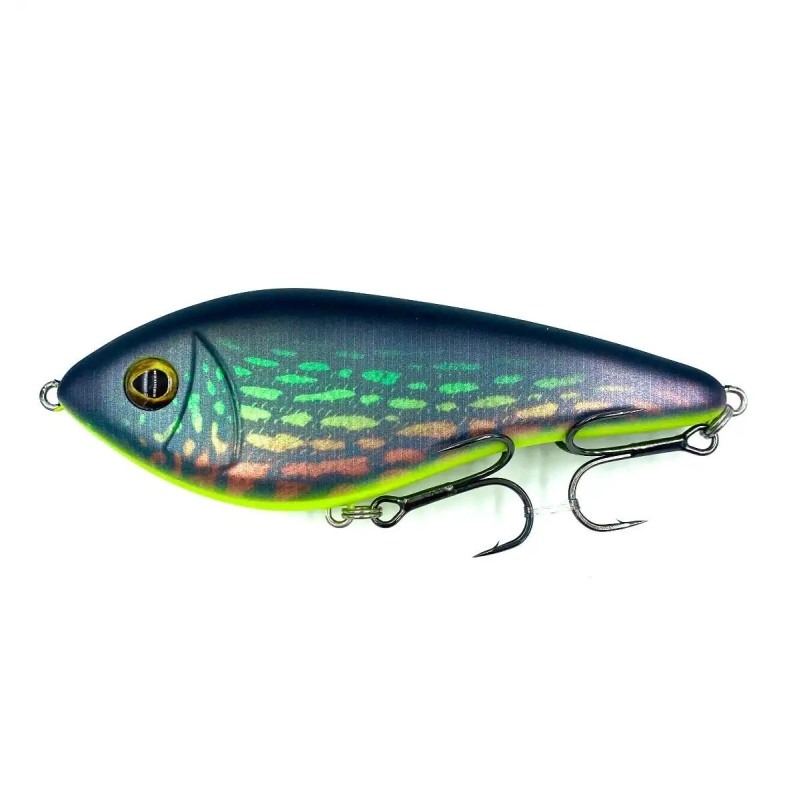 WESTIN Swim Glidebait 13,5cm 77g Suspending Real Chartruse Pike