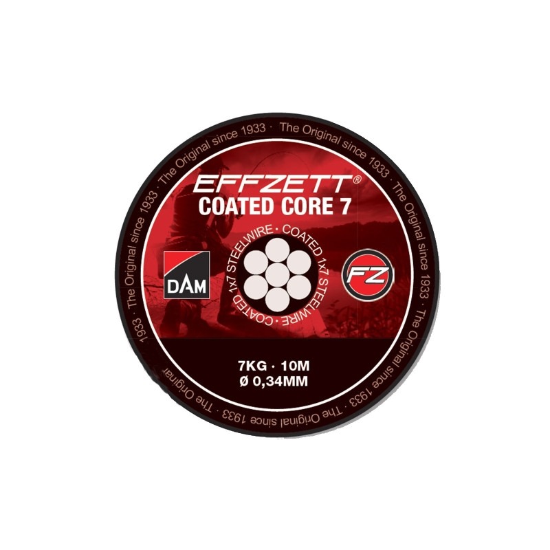 Materiał Przyponowy Effzett COATED CORE 7 0.67MM 20KG 10M 56421