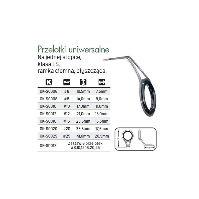 PRZELOTKA JAXON KOMPLET OK-SP013
