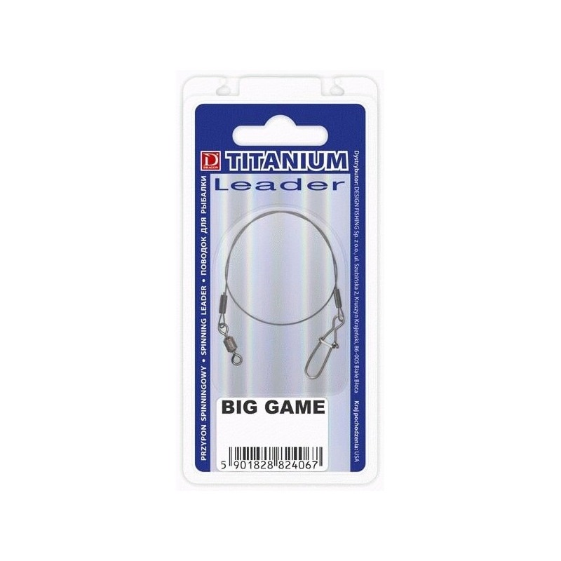 Przypon Dragon Titanium WIRE BIG GAME 30CM 18KG 51-818-30