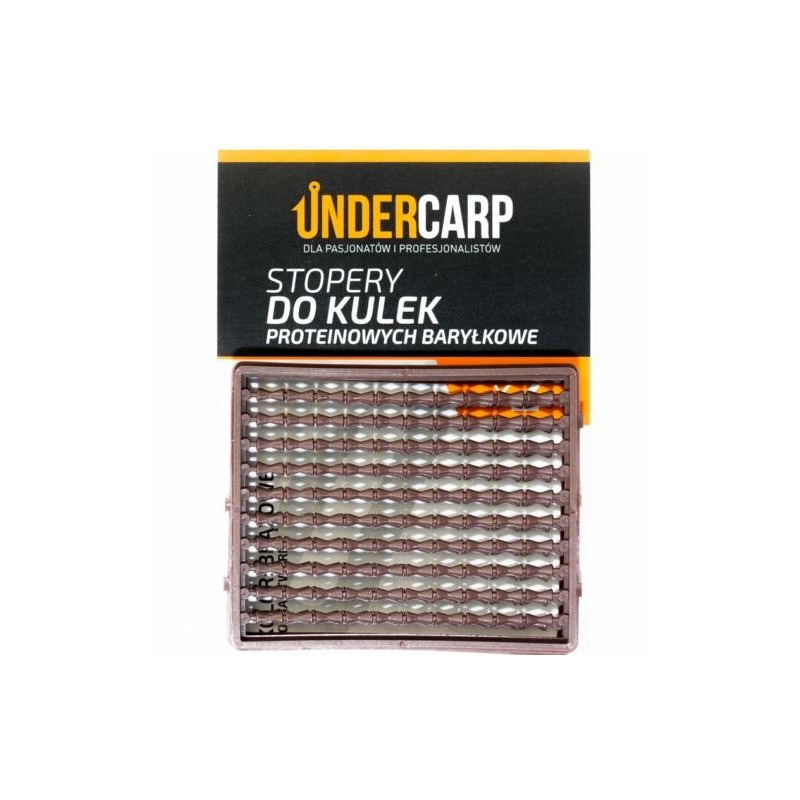 UnderCarp Stopery do kulek protein baryłkowe twarde brążowe UC184