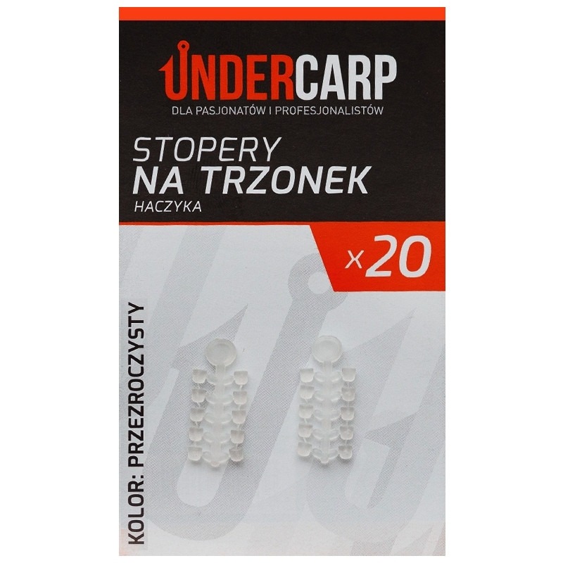 UnderCarp STOPERY na trzonek haczyka-przezroczysty