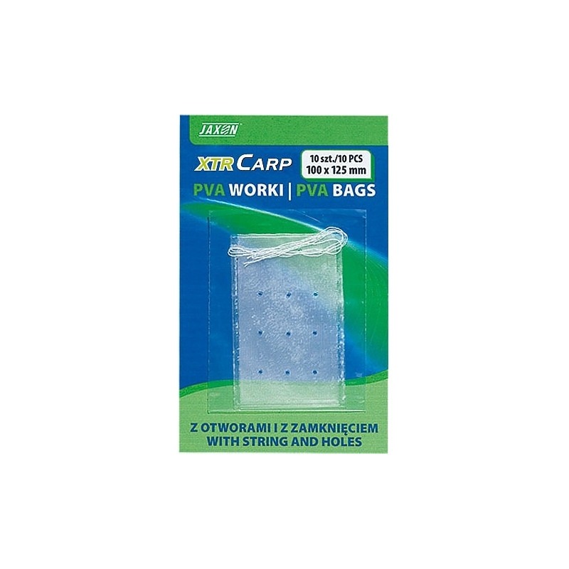 Worek Pva Jaxon ZE SZNURKIEM I OTWORAMI 100/125MM LC-PVA054