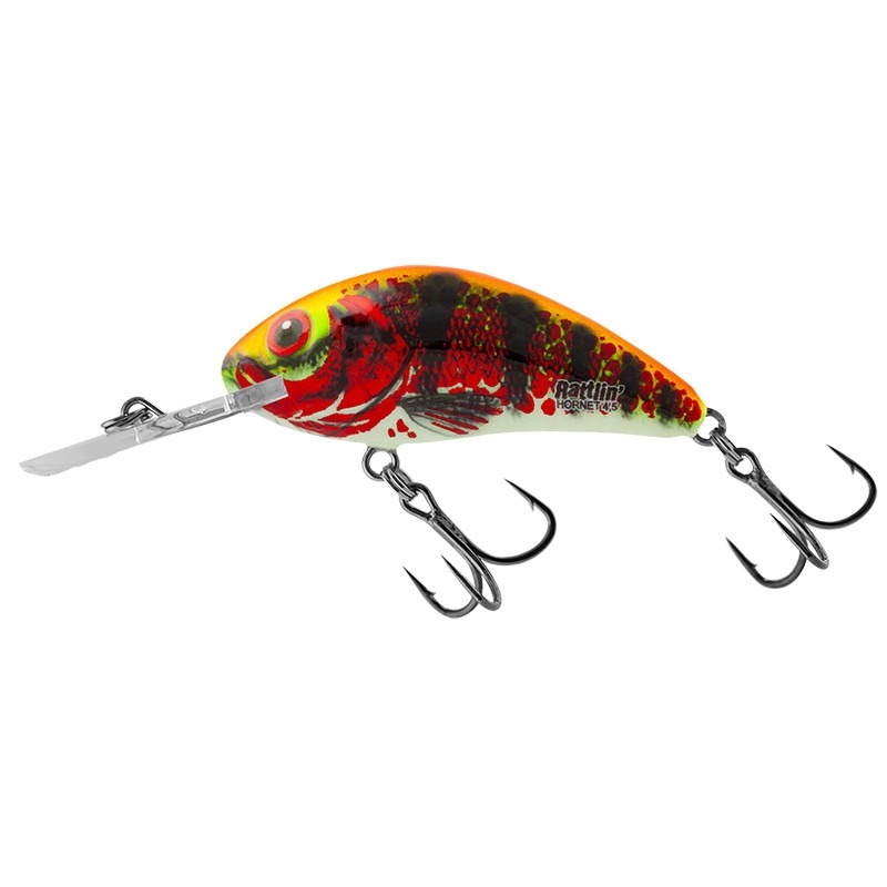 28042025680f6d3f7d1ee.jpeg Salmo Rattlin' Hornet 6.5cm HOLO RED PERCH - obrazek 1