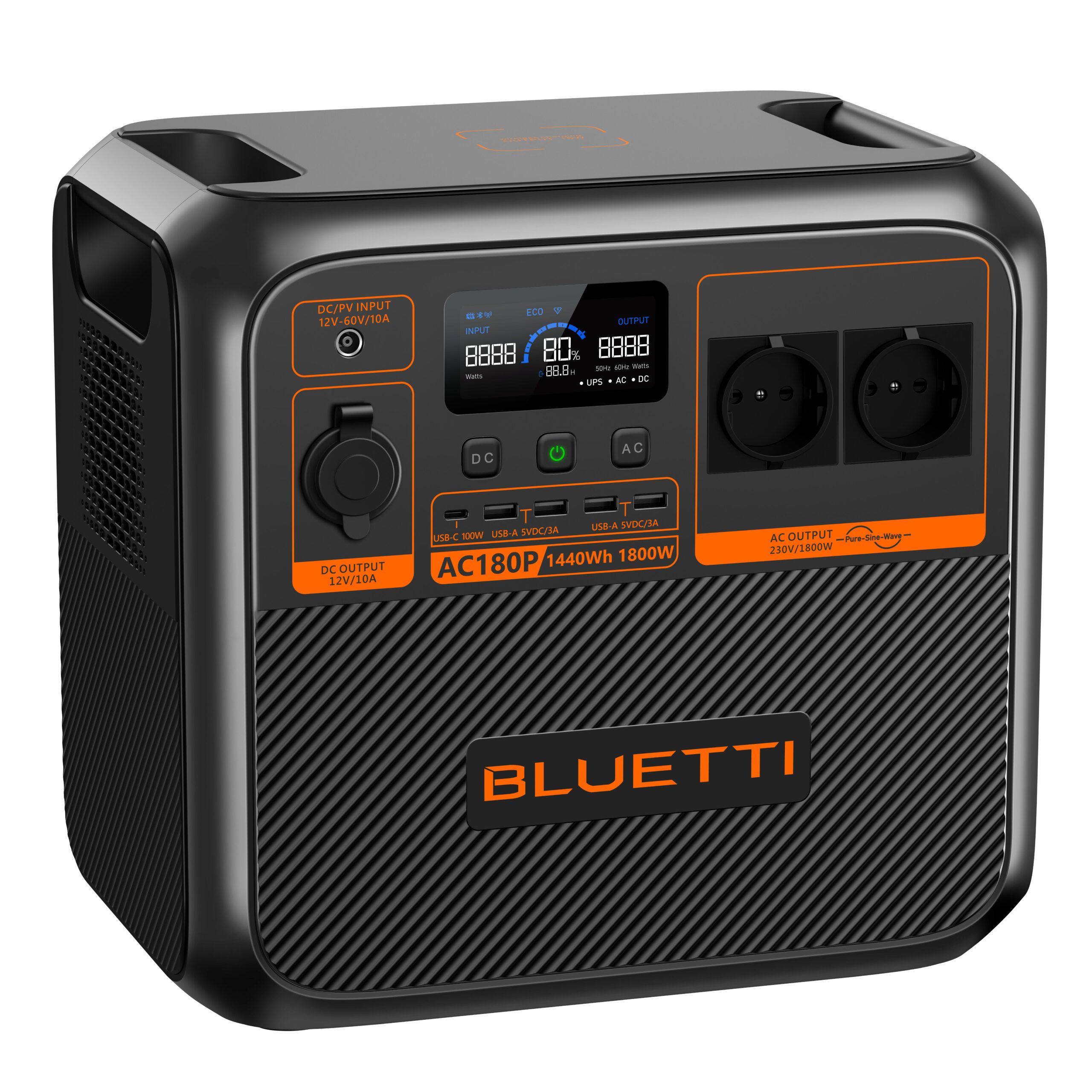 Przenośna stacja zasilania BLUETTI 1440Wh akumulatorem, 2x1800W