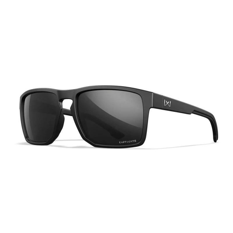 OKULARY WX FOUNDER Capt Pol Black Mirror Matte Black Frame