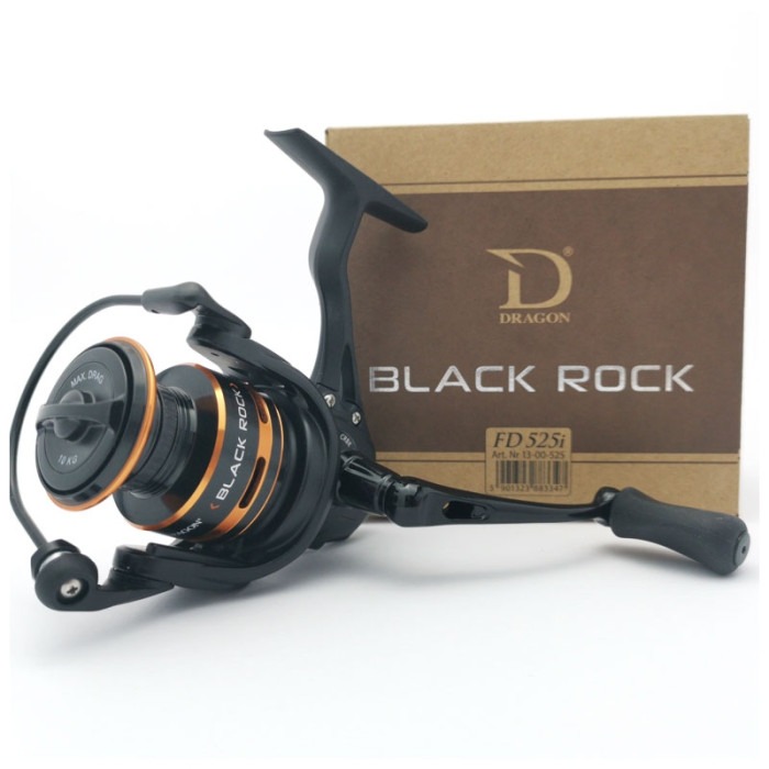 2305202568300da9dcdfc.jpeg Kołowrotek Dragon Black ROCK FD525I na SPINNING - obrazek 1