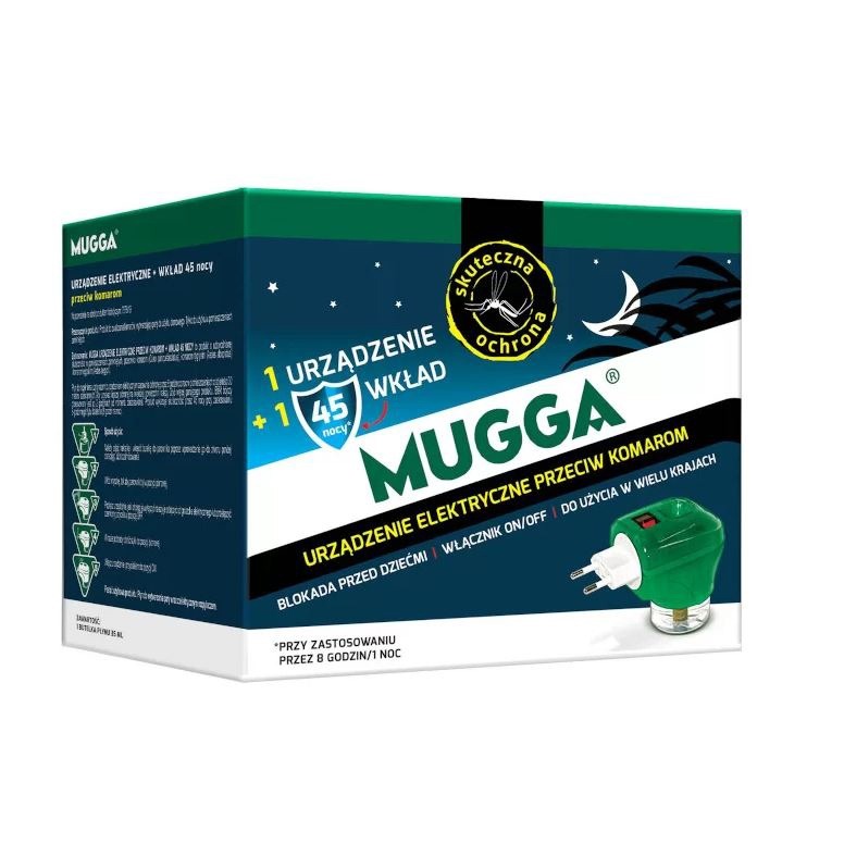 Elektrofumigator Mugga z wkładem 45 nocy 35 ml (167-006)