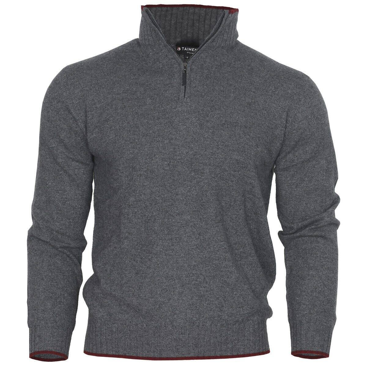 Sweter z kaszmiru Taimen - Granatowy
