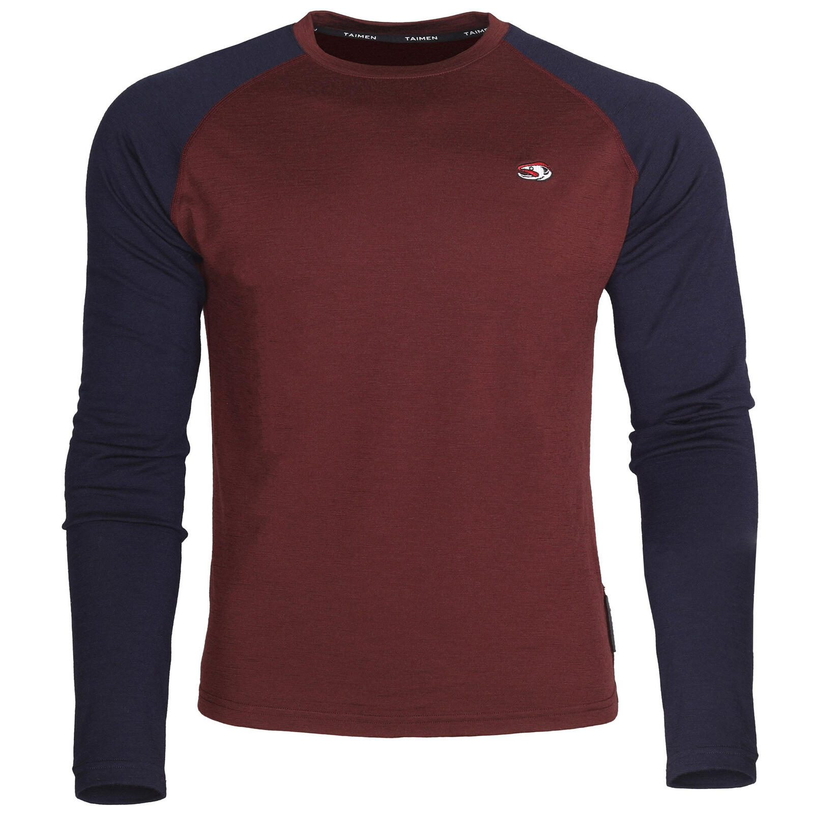 Koszulka merino Taimen Kerulen - Midnight/Wine