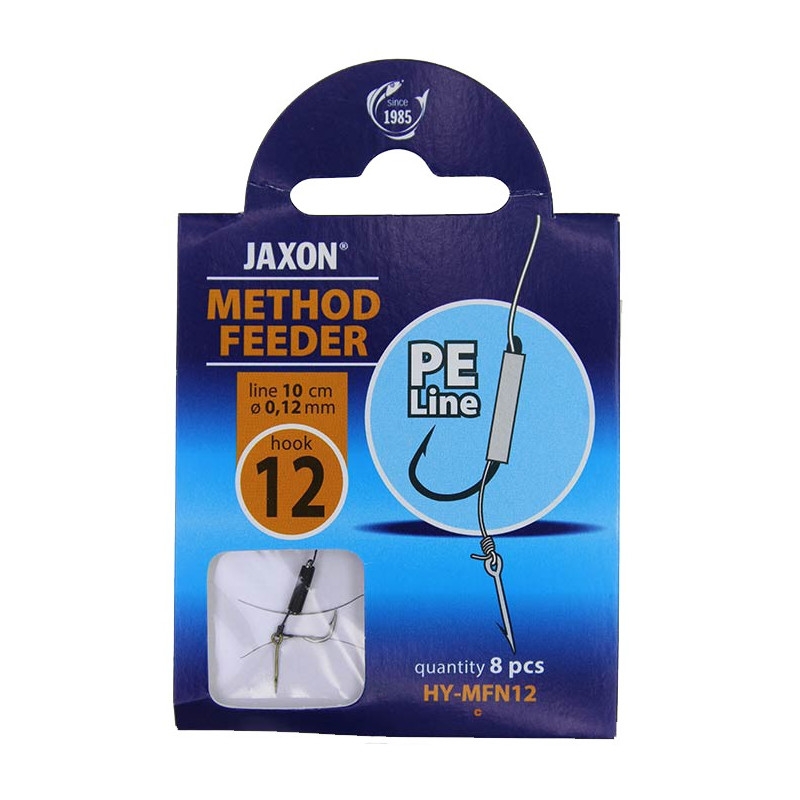 Haczyk Wiązany Jaxon METHOD FEEDER NA PLECIONCE HY-MFN10