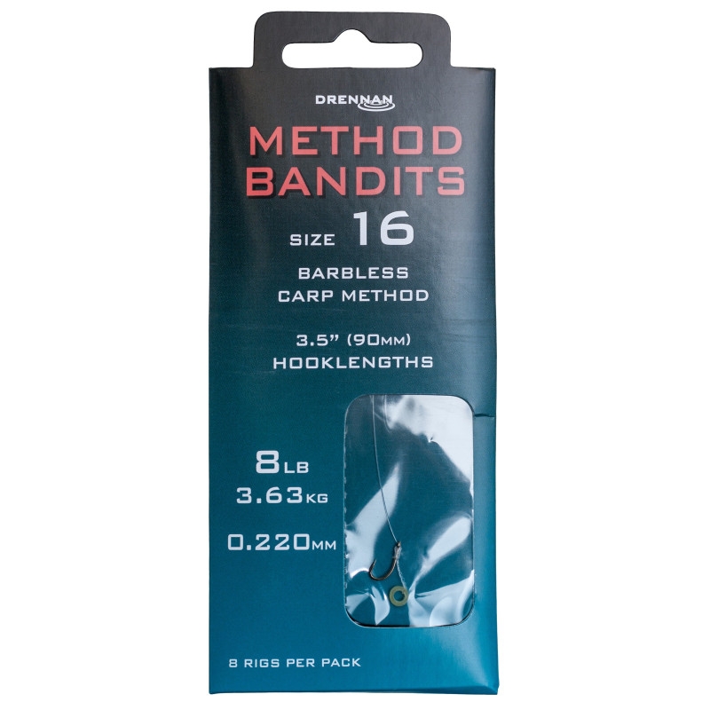 Haczyki Z Przyponem DRENNAN METHOD BANDITS CARP METHOD 12 HNBCM012