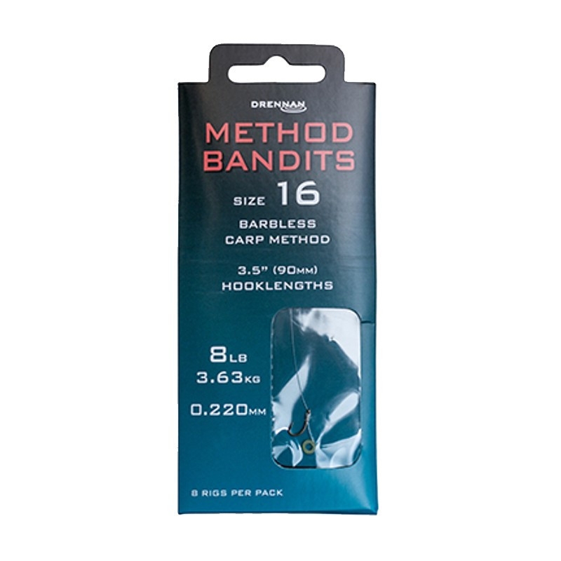 Haczyki Z Przyponem DRENNAN METHOD BANDITS CARP METHOD 14 HNBCM014