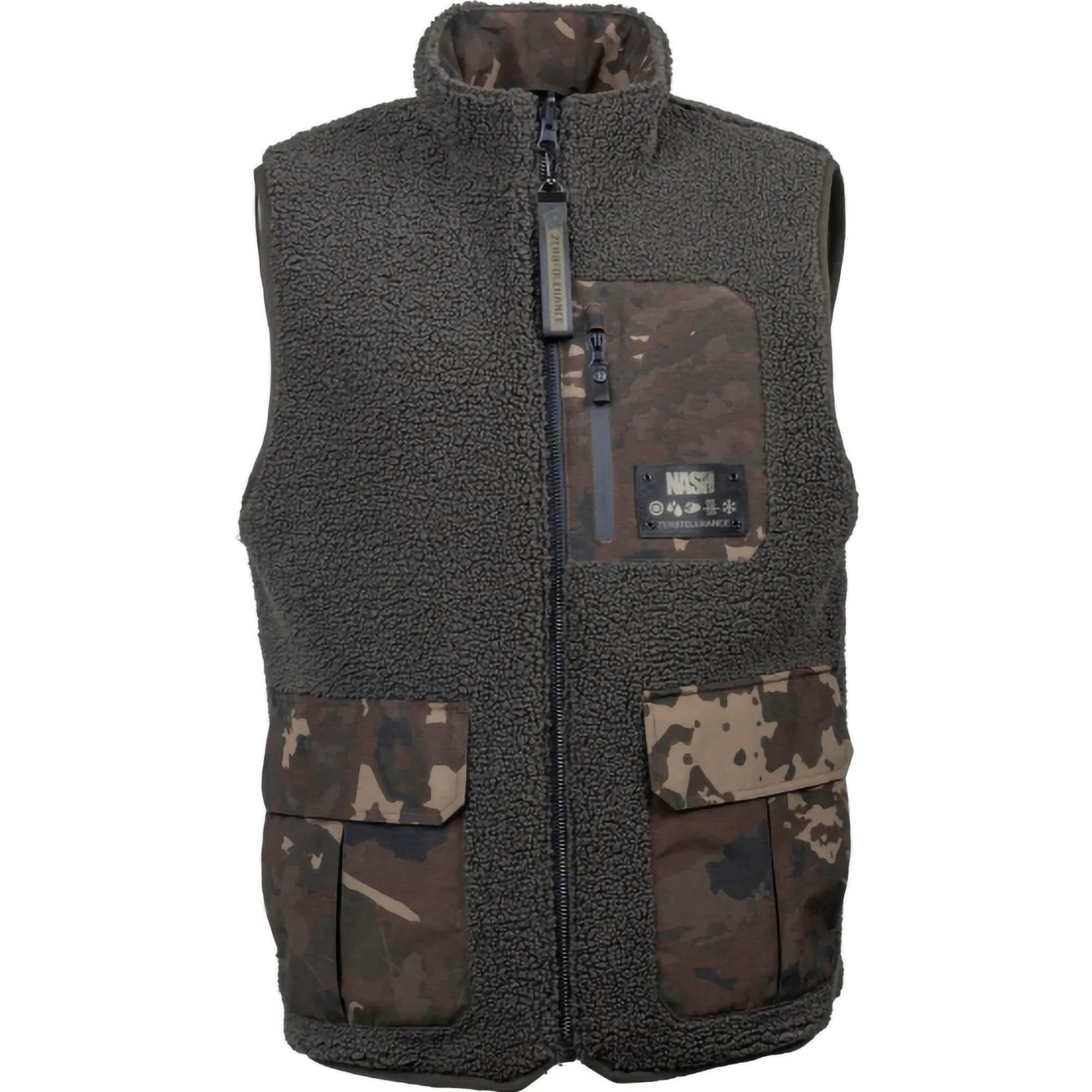 Kamizelka Męska Wędkarska Nash Zero Tolerance Sherpa Fleece Warmer