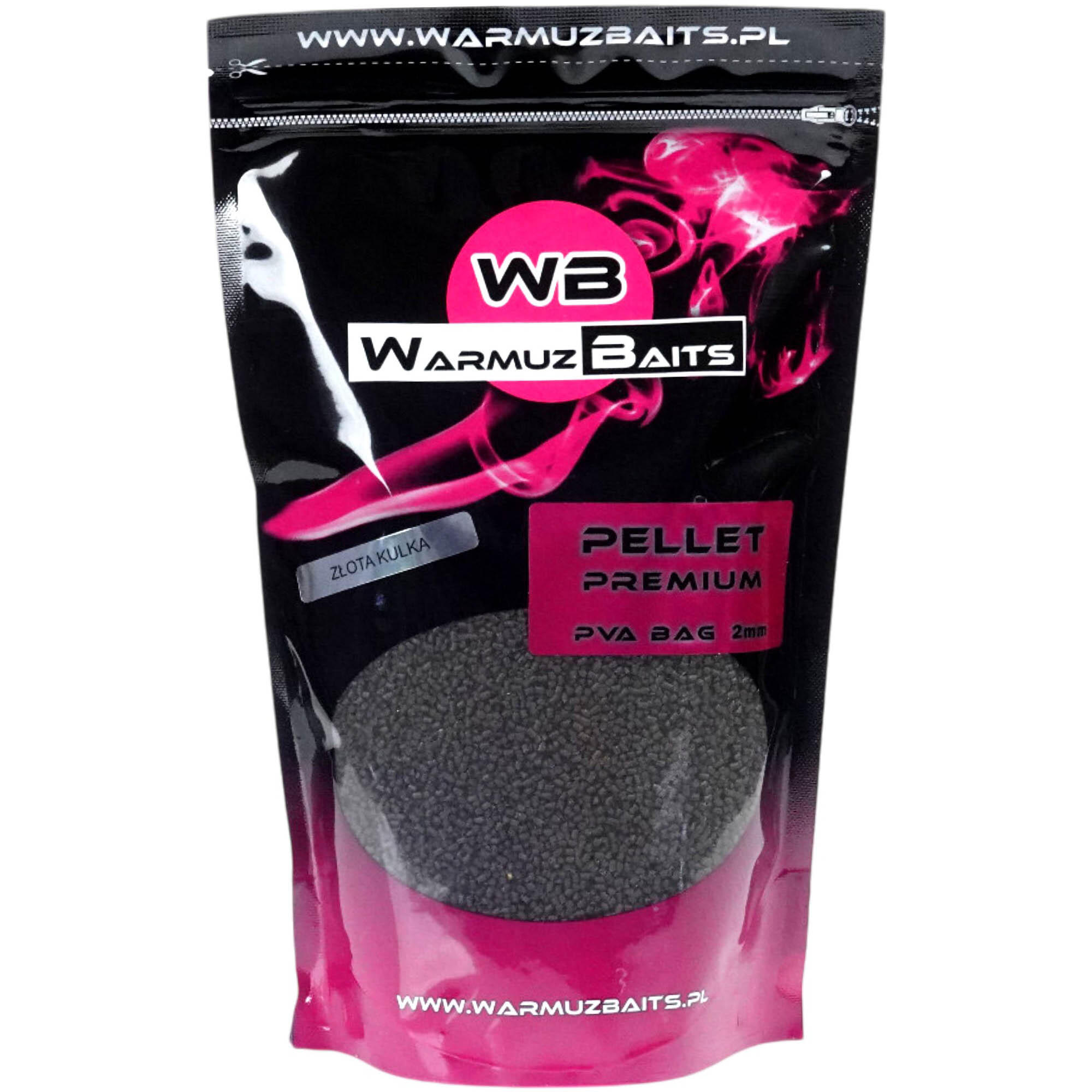 24062025685a6ff75e5da.jpeg Pellet Zanętowy Warmuz Baits Złota Kulka 2Mm 900G - obrazek 1