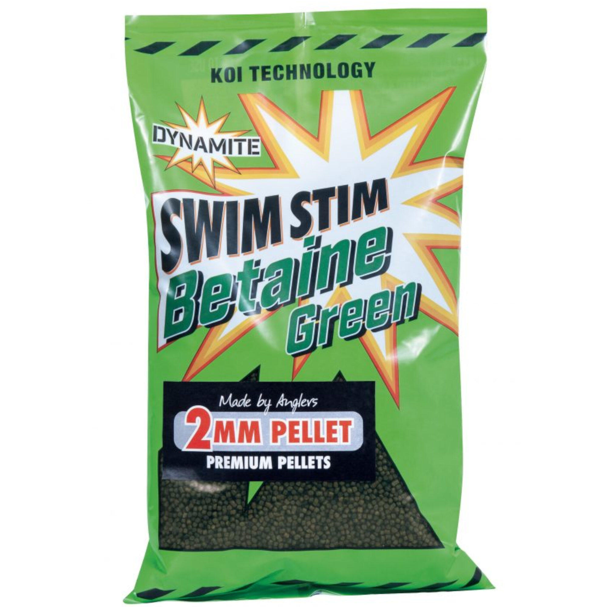 Pellet Zanętowy Dynamite Swim Stim Pellet Betaine Green 2Mm 900G