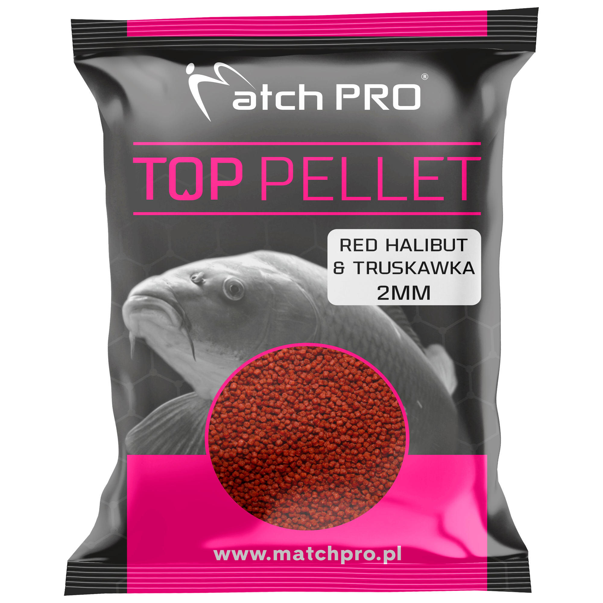 Pellet Zanętowy Matchpro Red Halibut + Truskawka 2Mm 700G