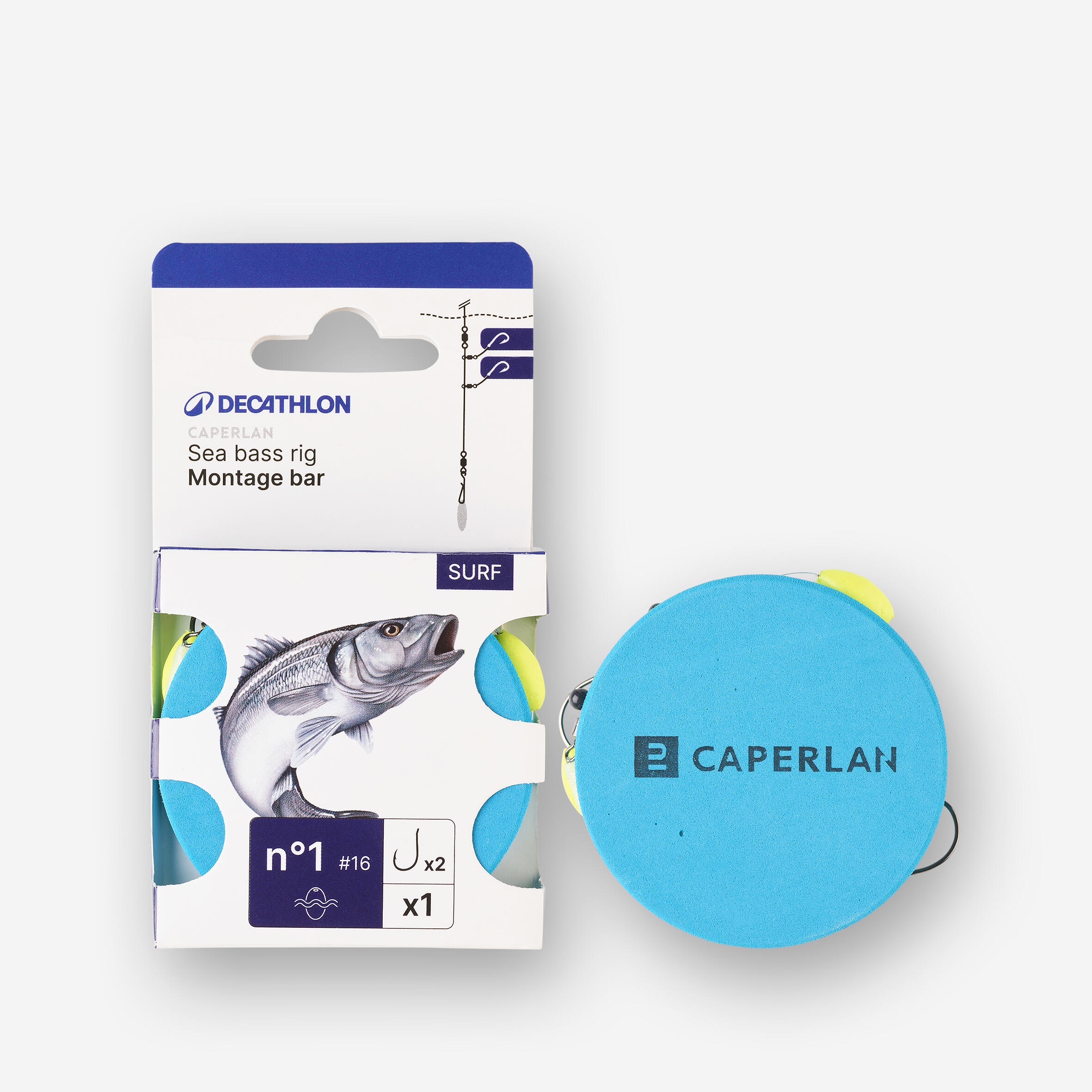 Przypon surfcastingowy na labraksy Caperlan SW SE BA HVY nr 1