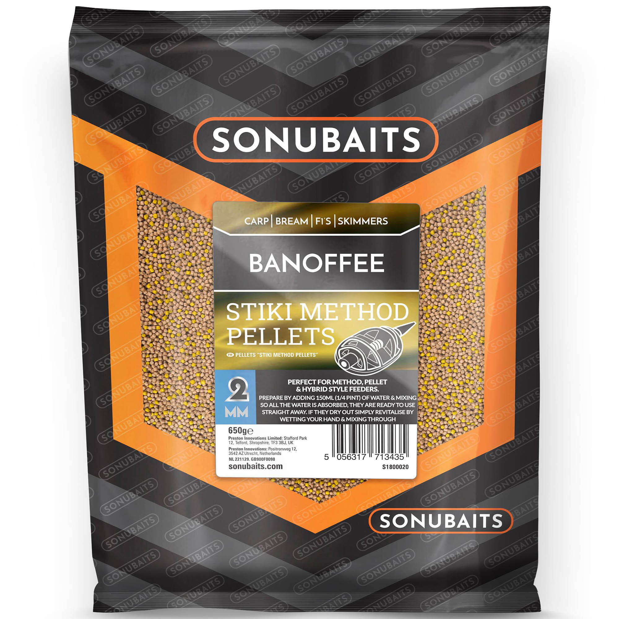 Pellet Zanętowy Sonubaits Stiki Method - Banoffee 2Mm 650G